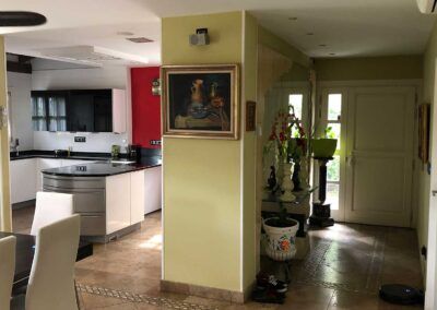 Chalet Garagartza interior después reforma cocina donostia